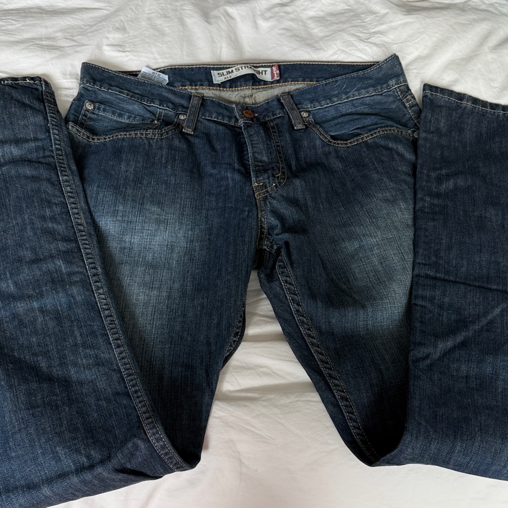 Levi's Slim Straight Denim Jeans - Classic Blue 514
